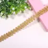 Ropa lista para usar, Sombreros, Textiles para el hogar, Accesorios de encaje decorativo DIY Encaje de cinta espiga clásico de 32 colores Dorado y plateado