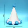 Sombrero de Cumpleaños para Niños y Adultos Punto Láser Reflectante Gorra Puntiaguda de Bola Gorra Puntiaguda de Fiesta Gorra de Corona Gorra de Bola Mao