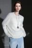 Suéter de Punto sin Costuras de Cuello Redondo Cepillado de Cachemir de Lujo Zhengqite Clothing/Estilo Perezoso Suéter Pulóver Holgado