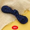 Botão de Fecho Cheongsam Estilo Chinês Botão Liso Pipa Botão Retro Tecido à Mão Dinastia Han Roupa Tang Botão Decorativo Superior