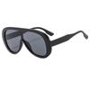 Nuevas gafas de sol de una pieza con montura grande a la moda, estilo europeo y americano, personalizadas, modernas, informales, combinables con todo.