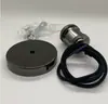 DIYE27 Portalamparas de Araña Vintage Línea Colgante Taza de Lámpara de Aluminio Colgante Línea de Cable de Tornillo Grande Portalamparas Antiguo de Edison