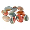 Piedra Marina Natural Piedra Cruda Piedra Caliente Piedra para Jugar Jade Ágata Piedra de Masaje para la Salud Mango de Piedra para Palma de Aceite Esencial