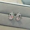 Pendientes de Pedrería con Forma de Estrella Súper Brillantes de Lujo Ligero Estilo Coreano para Mujer, Modernos y Sofisticados, Pendientes Minimalistas, Accesorios para Orejas de Temperamento Exquisito de Nicho