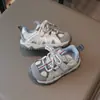 Zapatos de Papá para Niños Pequeños, Zapatos Antideslizantes para Caminar al Aire Libre, Nuevo Estilo de Otoño para Niños, Zapatos Deportivos Transpirables y Ligeros, Zapatos Casuales para Bebés