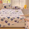 Lençol de Cama de Veludo de Leite de Inverno Classe A Peça Única 180x200 Coral Aconchegante Espesso Conjunto de Três Peças Fronha para Dormitório Pessoa Solteira
