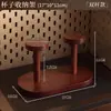 Portavasos estante de almacenamiento de escritorio dispensador de vasos desechables taza de café té taza de agua portavasos de papel de mesa diseño simple