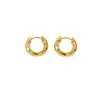Brinco Ear Cuff de Textura Simples de Alta Qualidade Transfronteiriço Europeu e Americano Brinco Minimalista Versátil de Luxo Leve Nicho para Mulheres Novidades Outono/Inverno