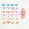 Hot New Flash mini amor unhas jóias cor pequeno fresco flash fino Macaron coração diy acessórios
