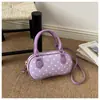 Bolso Exquisito de Lunares de Alta Calidad 2026, Bolso de Bowling de Moda de Nicho, Sofisticado Bolso de Hombro y Cruzado para Viajes