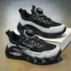 Zapatos Deportivos Nuevos para Niños 2026 para Niños Medianos y Grandes Transpirables por un Lado Botón Giratorio Primavera y Verano Zapatos para Correr Zapatos para Niños