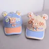 Chapéus Infantis Primavera e Outono Novos Bonés de Bebê para Cobrir Bebês Meninas Fofas Proteção Solar Bonés de Beisebol para Meninos
