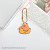 Pingente Chaveiro Capivara Desenho Animado Chaveiro Capivara Coração Feminino Capivara Fofa Decoração Acessórios de Acrílico
