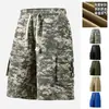 Edición Especial Transfronteriza, Suministro Directo del Fabricante, Shorts de Trabajo Camuflados de Verano para Hombre, Corte Holgado, Lavados, Estilo Callejero Europeo y Americano, Shorts de Color Sólido