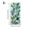 Adesivo de Janela Eletrostático Fosco com Padrão Floral, Borboleta e Rosa em Estilo Aquarela Transfronteiriço Cria uma Atmosfera Artística Natural