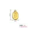 Venda Quente Mini Lingote de Liga Barra de Ouro Moeda de Ouro Arroz Moeda de Cobre Ábaco Suprimentos Decorativos Artesanato Enfeites Atacado