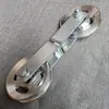 Rueda de Rodamiento Polea Colgante Silenciosa Polea con Forma de Pájaro Grande de Aleación de Aluminio para Bricolaje de Tres Cabezales y Uso Posterior Accesorios para Equipo de Fitness