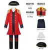 Disfraz de cosplay rojo de George Washington, cosplay colonial, disfraz de escenario 2D, anime Falai, transfronterizo