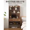 Mesa Integrada de Escritorio y Librero, Escritorio de Computadora para el Hogar, Mesa de Estudio de Escritorio para Habitación de Estudiante, Escritorio Infantil de Escritura, Mesa para Sala de Estudio
