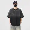 Shanggu 2026 Nueva Camiseta de Manga Corta con Cuello Redondo Holgada Simple para Hombre Camiseta de Manga Corta para Hombre Marca de Moda
