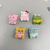 Bufanda Divertida Animal Rana Accesorios de Resina Funda para Teléfono Móvil Llavero Equipaje Accesorios para el Cabello Bolígrafo con Cuentas Parche Decorativo para Coche