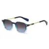 Gafas de Sol Retro para Mujer, Estilo Callejero de Moda, Gafas de Sol Anti-UV, Gafas de Sol Metálicas Cuadradas Europeas y Americanas Transfronterizas
