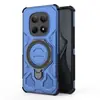 Adecuado para Redmi Note 15 4g, Funda Protectora de Anillo 360 Grados J-20, Funda de Teléfono con Anillo Magnético para Redmi Note 15