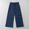 Pantalones de pierna ancha estilo retro americano para mujer, estilo Spice Girls, de verano 2024, holgados, de cintura alta y deportivos de calle.