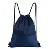 Bolsillo Frontal Impermeable Cordón Mochila con Cordón Nylon Deportes al Aire Libre Fitness Baloncesto Fútbol Mochila de Almacenamiento