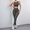 Pantalones Deportivos de Cintura Alta, Pantalones Largos Ajustados, Pantalones de Fitness Transpirables Sin Costuras de Secado Rápido, Pantalones de Yoga para Entrenamiento, Pantalones de Running Adelgazantes que Ceñen la Cintura