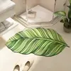Tapete Criativo de Folha de Tartaruga para Sala de Estar, Resistente a Manchas, Antiderrapante, Tapete Absorvente para Piso de Banheiro, Cobertor de Cabeceira para Quarto, Capacho para Casa