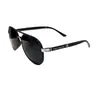 Nuevas Gafas de Sol de Alta Gama para Hombre para Conducir, Gafas Anti-UV, Gafas de Aviador de Doble Puente, Gafas de Sapo