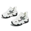 Zapatillas de Malla Blanca Tejida con Nudos de Cuerda, Suela Gruesa, Inspiradas en el Diseño, para Mujer, Verano, Suela Suave, Cómodas, Versátiles, Casuales