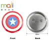Insignia de hojalata Marvel serie Vengadores caricatura juego Iron Man Spider-Man insignia