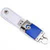 Estuche de Cuero al por Mayor Memoria USB 16G32G64G128G Alta Velocidad Estuche de Cuero para Coche Regalo para Estudiante Memoria USB con Logo de Empresa