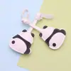 Lindo llavero de panda emo hecho a mano DIY colgante pequeño para bolsa personalizado creativo colgante para coche adornos para bolsa de PU