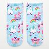 Calcetines de Gato con Dedo Medio, Flamenco, emoji, Impresión 3D, base de unicornio, gato, transferencia de calor, personalizados, calcetines Harajuku