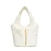 Bolso de Hombro Nuevo de Tela de Nicho, Bolso de Mano de Gran Capacidad para Mujer, Bolso Tote tipo Mamá Estilo Coreano con Múltiples Bolsillos
