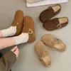 Novedad Moda Otoño e Invierno 2025 Versátiles Cómodos Zapatos de Algodón Estilo Birkenstock para Mujer con Diseño Único Zapatos de Algodón Casual Retro para Mujer