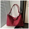 Otoño e Invierno Casual Retro Moderno Hermoso Estilo 2024 Textiles de Moda Viajero Axila Hombro Bolso Tote Casual para Mujeres