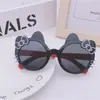 Óculos de sol infantis para gatinhos óculos de sol para bebês Princesinha gato de desenho animado fofo proteção solar óculos para fotos de bebê menina