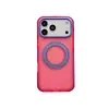 Venta directa de fábrica 17 PRO MAX funda magnética, funda con soporte 360 de bloqueo de color dopamina, funda anticaídas, funda de teléfono anti huellas dactilares