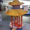 Suprimentos Funerários Zhengge, Suprimentos para Memorial de Aniversário, Pavilhão de Papelão Ondulado do Palácio, Suprimentos Brancos, Pode Ser Equipado com Montagem Rápida