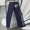 Jeans esportivo novo de outono para homens, luxo leve, moderno, da moda, calças casuais estilosas de corte reto slim-fit que emagrecem
