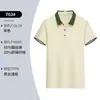 Camisas tipo polo de manga corta con bloques de color para el trabajo, personalizadas con logo impreso, uniformes para grupos corporativos, camisas culturales publicitarias bordadas para el verano