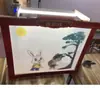 Accesorios para espectáculo de títeres de sombra, accesorios de marco de pantalla para espectáculo de títeres de sombra para niños, manualidades para niños, soporte de pantalla de proyección, sombras de mano para títeres de sombra