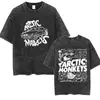 Camiseta Gráfica Retro Rock Arctic Monkeys Álbum de Música para Hombre