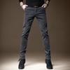 Pantalones Casuales de Pana de Nuevo Estilo de Negocios para Hombre de Otoño, Pantalones de Pana Ligeros Elásticos Ajustados Modernos para Hombre