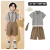 Disfraces de Actuación para Niños para el 1 de Junio, Camisas a Cuadros para Estudiantes de Primaria, Uniformes de Coro, Atuendos de Actuación, Disfraces de Baile para Foto de Graduación de Preescolar