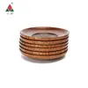 [Exclusivo Plus] Posavasos de Madera Maciza Almohadilla Aislante Escandinava Posavasos para Té Posavasos de Madera en Espiral Redondo Creativo